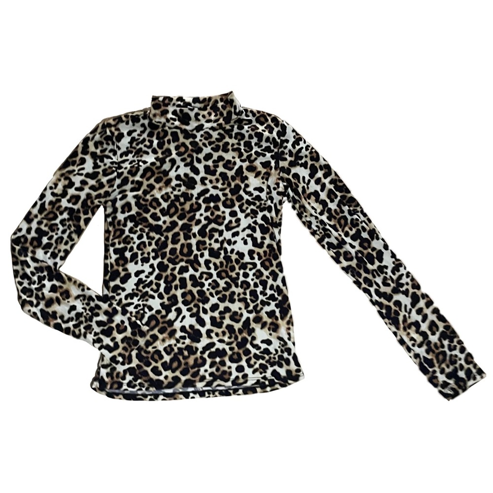 Eye Candy leopard print long-sleeve shirt